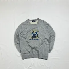 90s POLO SPORT (ポロスポーツ) 싯다운 クマ スウェットシャツ スウェットのサムネイル