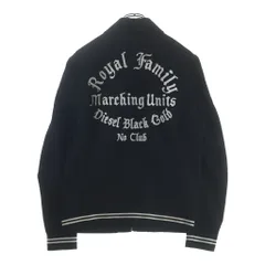 DIESEL BLACK GOLD (ディーゼルブラックゴールド) ROYAL FAMILY ロイヤルファミリー 刺繍ブルゾン ジャケット ブラック/ホワイトのサムネイル