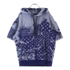 22AW ルイヴィトン モノグラム バンダナショートスリーブフーディ