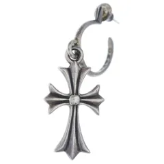 CHROME HEARTS (クロムハーツ) TINY CH CROSS タイニーCHクロス フープピアス シルバー BCA115のサムネイル