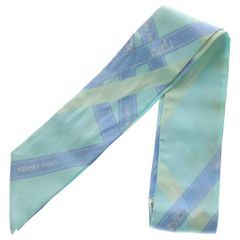 a303【極美品】HERMESエルメス ツイリー ボルデュックリボン ベージュ