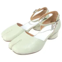 Maison Margiela (メゾンマルジェラ) 21SS Tabi Strap Pumps 足袋 ストラップパンプス ローカットシューズ サンダル グリーン レディース S58WZ0045のサムネイル