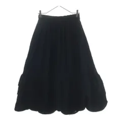NOIR KEI NINOMIYA (ノワール ケイニノミヤ) 25AW ウールナイロンミルドスカート 3P-S007 ウールスカート ブラックのサムネイル