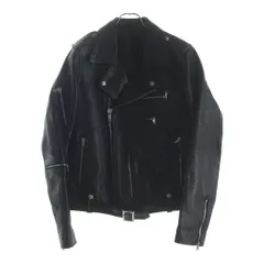 Rick Owens (リックオウエンス) 25AW CONCORDIANS BAUHAUS STOOGES コンコルディアンス期 バウハウスストゥージス ホースレザーダブルライダースジャケット RR02E1702-LHOSJP ブラックのサムネイル