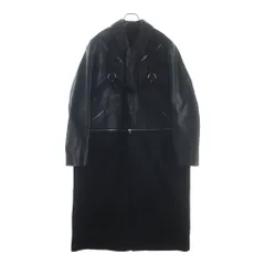 Rick Owens (リックオウエンス) 25AW CONCORDIANS Blixa Jumbo Mac コンコルディアンス期 ブリクサジャンボマック ベルトデザイン2WAYロングコート ジャケット RR02E1903-LOWSR1 ブラックのサムネイル