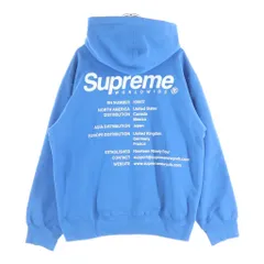SUPREME (シュプリーム) 23SS WORLDWIDE HOODED SWEATSHIRT ワールドワイドフーディ スウェットシャツ ブルーのサムネイル