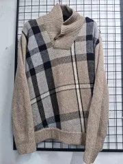 110XXL DAKS ゴルフ 防風 カシミア ブレンド タートルネック ニットのサムネイル