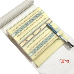 夏単衣」 アバカ 半幅帯 M+abaca 花繋ぎ 0988 - メルカリ