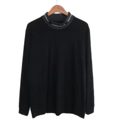 ウノピュウノウグァーレトレ 1PIU1UGUALE3 美品 SPORT ロゴ ジャガード クルー Tシャツ ロンT カットソー 長袖 6 黒 ブラックのサムネイル