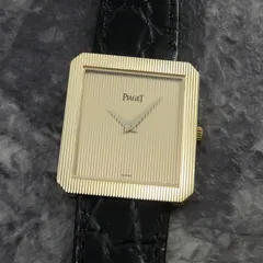 ピアジェ プロトコール YG 18K イエローゴールド 8154N PIAGET ヴィンテージウォッチ 1980s K18 金無垢 腕時計 スクエアのサムネイル