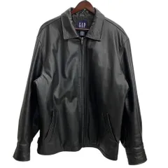 ギャップ GAP 90's OLD GAP レザージャケット ブルゾン 112978-00-1 ジャケット ブラック Lサイズ 201MT-6237 VBのサムネイル
