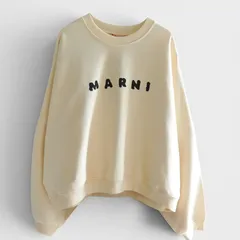 マルニ ロゴ ドルマンスリーブ スウェット 48サイズ アイボリー レディース タグ付き未使用品のサムネイル