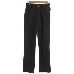 アニエスベーオム Agnes b. homme 美品 スリムストレートパンツ 36 ダークグレー シアサッカー ストライプ /JI ■ECF007のサムネイル