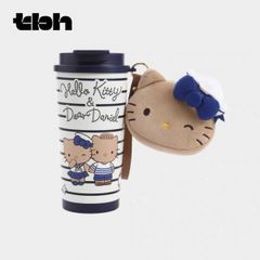 tbh × Hello Kitty 海魂漫游记 ハローキティ マリン柄 折りたたみ傘