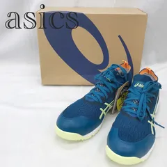未使用 asics アシックス 1271A052-400 WINJOB CP213 TS プロテクティブスニーカー A種普通作業用靴 安全靴 25.5cm DEEP SEA TEAL GLOW YELLOW ブルー イエロー メンズ 靴_233のサムネイル