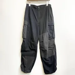 BEAMS ビームス ビッグ 6ポケット カーゴパンツ M-51 フィールド サイズL メンズ 黒 ブラック Ks3-14のサムネイル