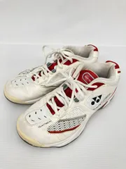 YONEX ヨネックス スニーカー 24.5 ホワイト ブランドロゴ 紐 ローカット メンズ レディースのサムネイル