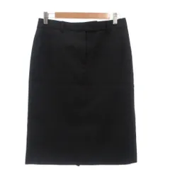 シーケーカルバンクライン ck Calvin Klein 美品 タイトスカート 40 黒 ブラック ひざ丈 ウール /IB ■ECG007のサムネイル