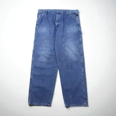 Wrangler ペインター デニムパンツ XL インディゴ ブルー ビッグサイズ CARPENTER 94LS0VD メキシコ戦のサムネイル