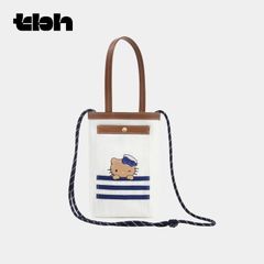 tbh × Hello Kitty 海魂漫游记 ハローキティ マリン柄 折りたたみ傘
