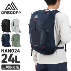 グレゴリー リュック パックバック メンズ ブランド 軽量 登山 旅行 黒 24L A4 トレッキング エッセンシャルハイキング ナノ24 GREGORY 1530599974のサムネイル