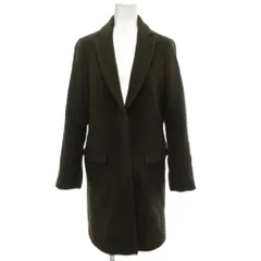 B&Y ユナイテッドアローズ BEAUTY&YOUTH ビューティー&ユース 美品 チェスターコート 比翼 S ピークドラペル ロング丈 総裏地 グリーン系 /KB ■ECG007のサムネイル