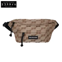 BALENCIAGA　バレンシアガ　【新品同様】713042 BBモノグラム ジャカード ベルト バムバッグのサムネイル