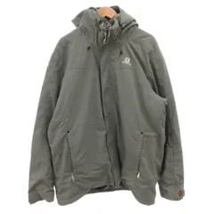 サロモン Salomon マウンテンパーカー ジャケット ロゴ 中綿 プリント XXL グレー /FF ■ECF007のサムネイル