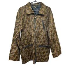 【中古】 Fendi フェンディ ズッカ リバーシブル ジャケット コート F809 サイズ40 ブラウン ブラック レディース 26004692MYのサムネイル