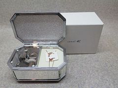 canal 4℃ シルバーネックレス オルゴールジュエリーBOX付き （星に願い