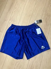 【新品・日本製】Kappa サッカーパンツ XOサイズ ロイヤルブルー デッドストックのサムネイル
