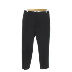 ユナイテッドアローズ UNITED ARROWS COZY パンツ M 紺 ネイビー 無地 テーパード クロップド丈 /AO14 ■GY70のサムネイル