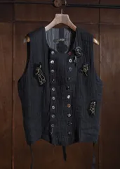 J.M.Ribot J.M.リボット ビーズ刺繍クラシカルベスト ベスト 44のサムネイル
