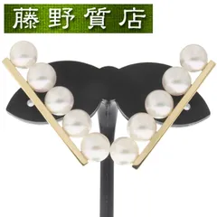 (新品仕上げ済)タサキ TASAKI 田崎 バランス プラス パール ピアス K18 YG イエロー ゴールド パール タサキ ピアス タサキ バランスピアス 両耳 ゴールドピアス レディース 女性 ジュエリー パールピアス 8918のサムネイル