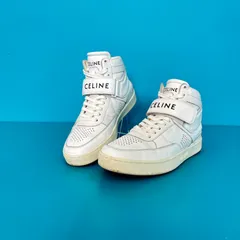 CELINE セリーヌ CT-03 ハイトップスニーカー ベルクロ ホワイト 36　白　ハイカット　ラグジュアリー　ストリートのサムネイル