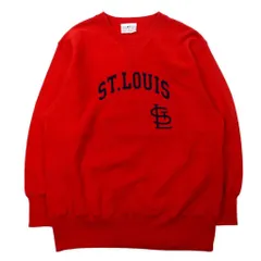 MLB ベースボール スウェット XL レッド コットン 裏起毛 前V リバースウィーブ仕様 ST. LOUIS CARDINALS ビッグサイズ GENUINE MERCHANDISEのサムネイル
