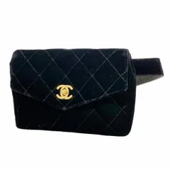 シャネル(Chanel) シャネル バッグ・ウエストバッグ マトラッセ ベロア ブラック レディース P3216449のサムネイル