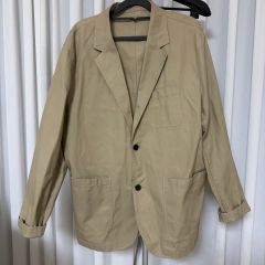daiwa pier39 ダブルジャケット ベージュ オーバーサイズ - メルカリ