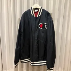 チャンピオン Champion ネイビー ベースボール ジャケット XLのサムネイル