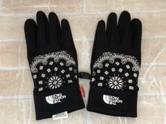 中古】 Supreme シュプリーム ×THE NORTH FACE Bandana ETIP Glove