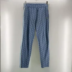 【中古】LACOSTE サイドテーピング モノグラムジャカード トラックパンツ ブルー XS XH1440 ※状態考慮 ラコステ[24]のサムネイル