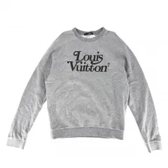 【大売出し】 ルイヴィトン スウェット メンズ NIGOコラボ 裏起毛 トップス クルーネック アパレル LOUIS VUITTON M グレー コットン    秋 冬【中古品】のサムネイル
