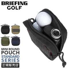 ブリーフィング ゴルフ ミニラウンドポーチ ラウンドバッグ メンズ ブランド 軽量 小さめ スタンダード BRIEFING GOLF STANDARD MINI ROUND POUCH STD BRG253G27のサムネイル