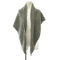 コムサイズム COMME CA ISM 25AW トライアングルマフラー ニット グレー /HK ■OSのサムネイル