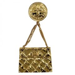 CHANEL ココマーク マトラッセ ブローチ ゴールド - メルカリ