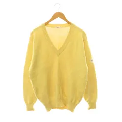 パパス Papas コットンVネックニット セーター 長袖 黄色 イエロー /HS ■OS ■SHのサムネイル
