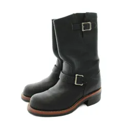 チペワ CHIPPEWA 11インチ エンジニアブーツ ショートブーツ レザー ベルト 6E 黒 ブラック 27899 /KUのサムネイル