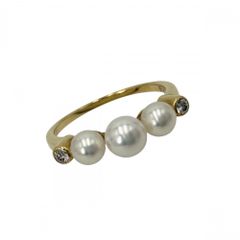最終お値下げ！【MIKIMOTO】ミキモト ベビーパールリング 10号 - メルカリ