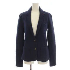 トミーヒルフィガー TOMMY HILFIGER ジャケット 上着 XS 紺色 ネイビー キルティング テーラードカラー /LP ■MAのサムネイル