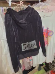 JUICY COUTURE ジューシークチュール ツアーベルベット WHO パーカー Tシャツ ブラックSのサムネイル